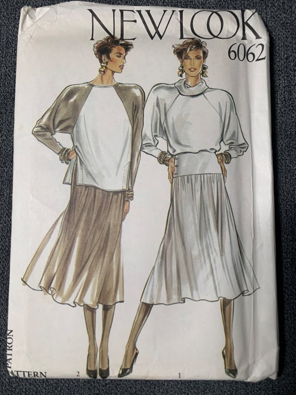 New Look Misses Top Skirt Sewing Pattern Size 8 10 12 14 16 18 6062 - uncut